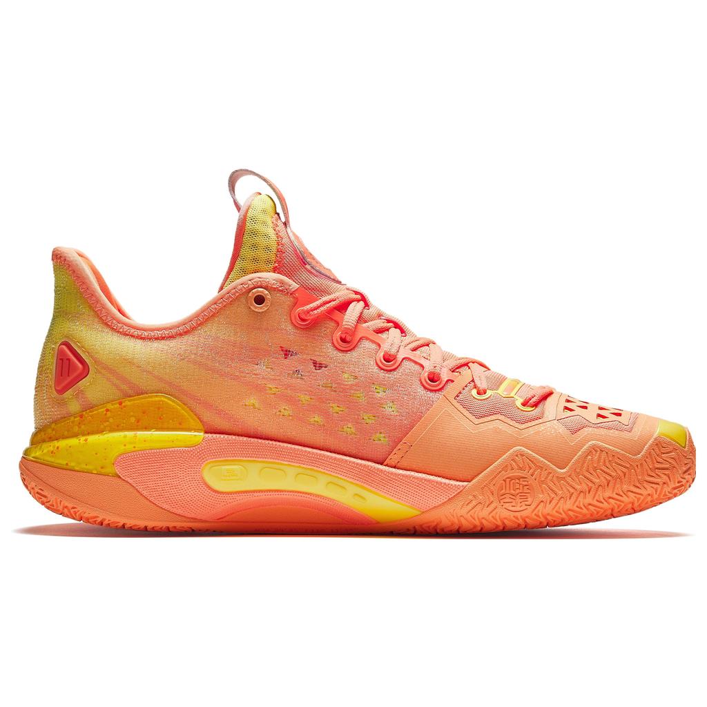 Kyrie Irving X Anta Shock Wave 5 Pro Sun Men Sneakers Orange Fluorescent-Tangerine Fluorescent-Light-Orange 112411111S-2