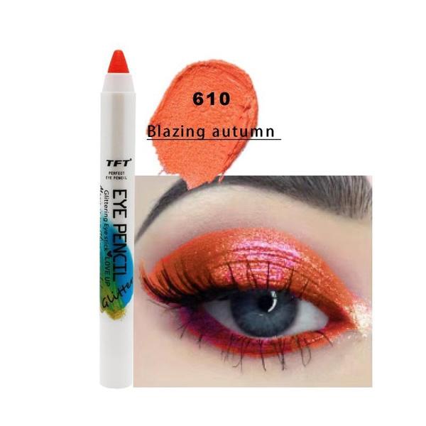 24-color Eyeshadow Pen with Shimmery Fine Pearlescent Pigments, Smudge-proof and Easy To Apply