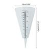 Clear Plastic Cone Rain Gauge Innovative Starter Gardening Plant Growing