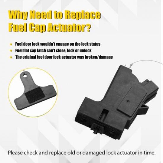 Fuel Filler Door Release Opener Gas Actuator For Optima Kia 2011-2018 Sedan