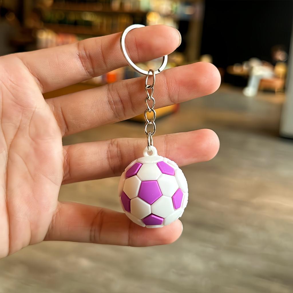 World Cup soccer keychain, soft PVC, personalized bag charm, realistic accessory for events