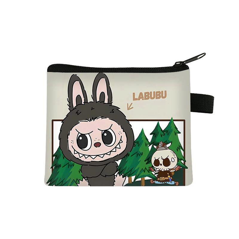 New Labubu Children's Coin Purse Student Cartoon Bag Trendy Mini Storage Bag