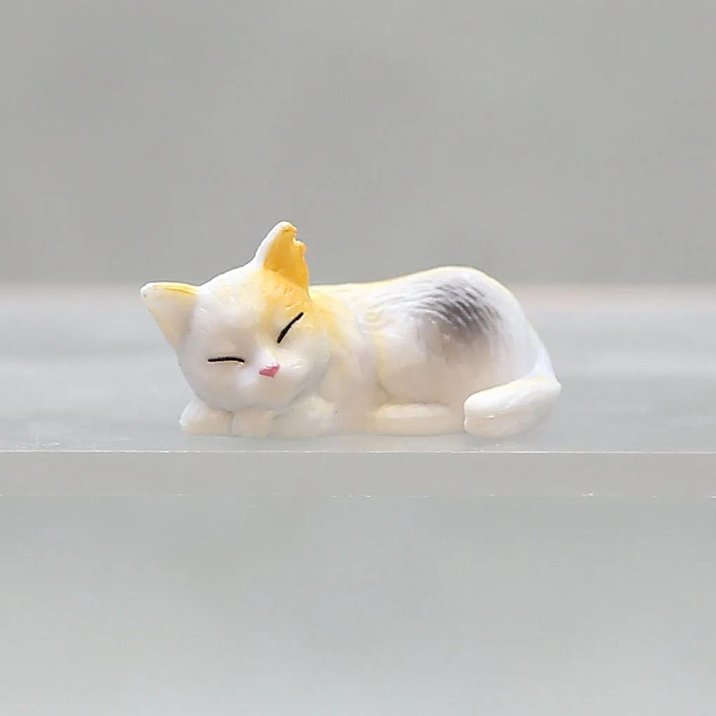 1Pcs Cartoon Simulation Fish Tank Edge Hang Cat Aquarium Ornament, Miniature Landscape, Home Decoration, Cute Desktop Gifts