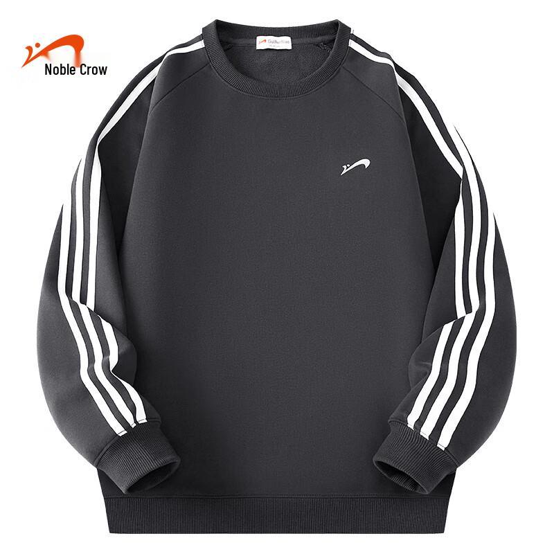 

Guirenniao Unisex Fleece-Lined Round Neck Sweatshirt 2XL