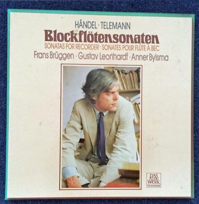 LP Record GEORG FRIEDRICH HÄNDEL, GEORG PHILI - Blockflötensonaten 635359DX Telefunken 1977 Germany Classical Used