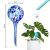 Glass Automatic Plant Watering Ball 100ml Bulb Shape Glass Auto Drip Irrigation System Colorful Automatic Watering Spike