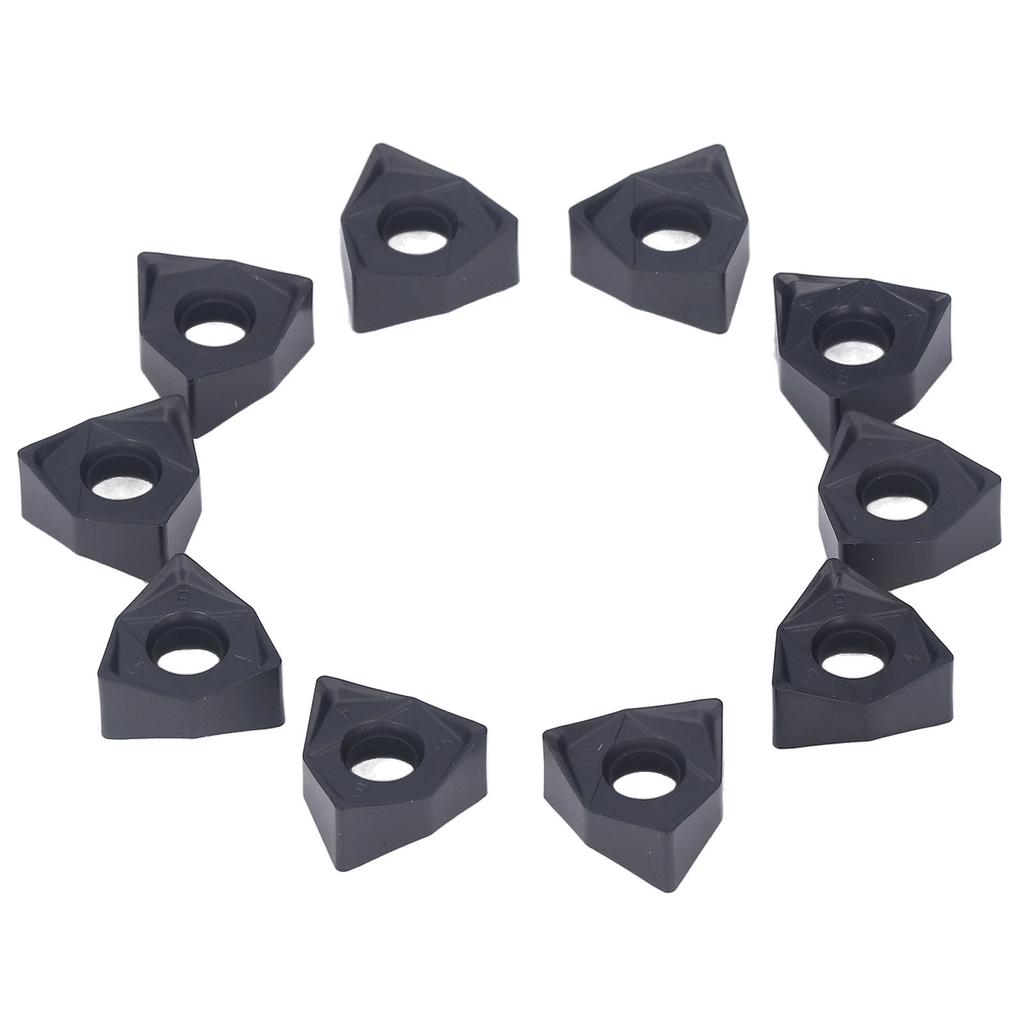 10Pcs Turning Inserts Coated Carbide Inserts CNC Lathe Milling Cutting Tool WNMU080608