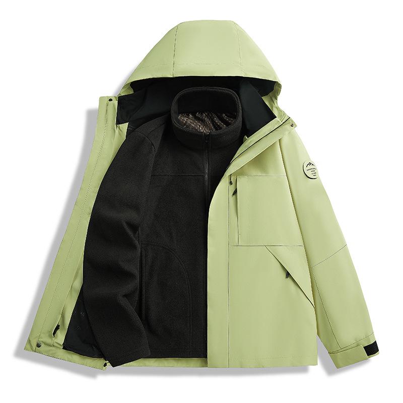 2025 New Women's 3-in-1 Waterproof Windproof Hiking Jacket
