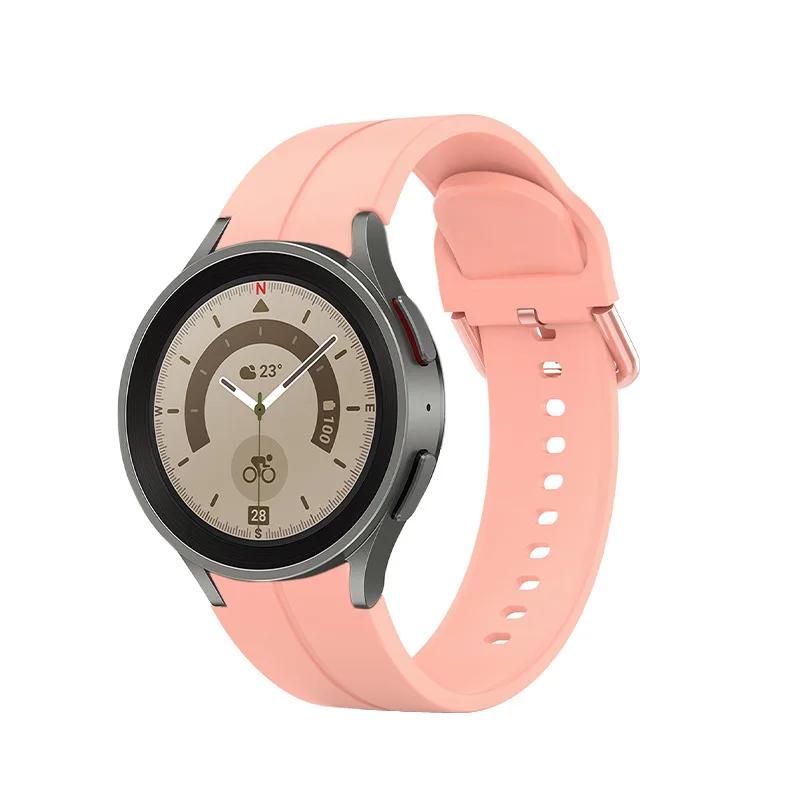 Silicone Strap for Samsung Galaxy Watch 6 5 4 44mm 40mm 5 Pro 45mm No Gap Magnetic Bracelet Galaxy Watch6 Classic 43mm 47mm Band
