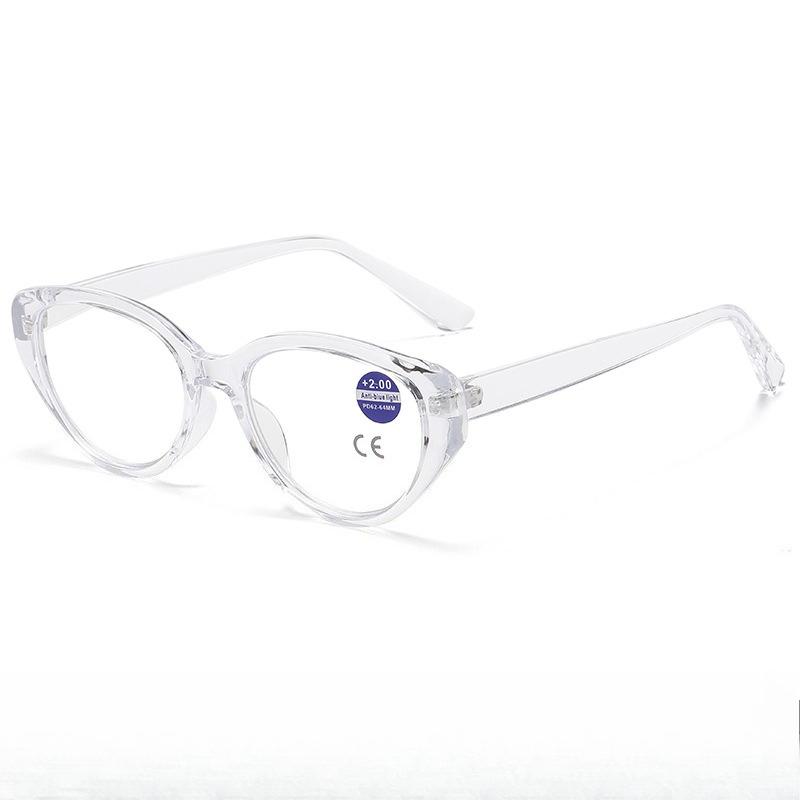 

Новые модные очки для пресбиопии «кошачий глаз» мужские и женские очки высокой четкости с защитой от синего света диоптрии до +4.0 +400 прозрачный