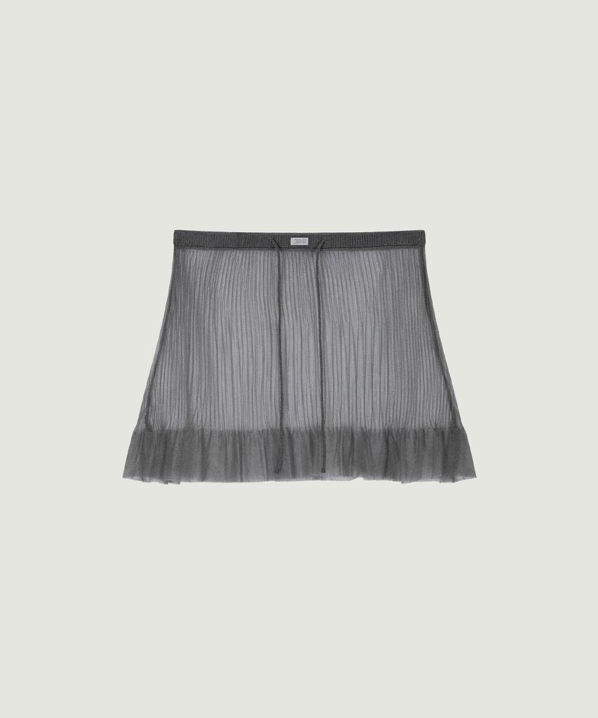 GROVE Dion Sheer Skirt (Grey)