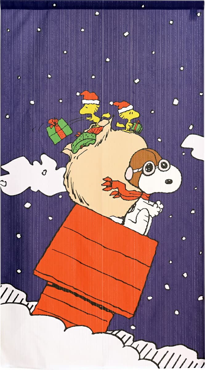 

Норен Кобо Норен Стильный Снупи Гобелен 85 см Ширина x 150 см Приватность Комнаты Летающий Ас 98014 Штора, Постер, Длинный, Разделитель, Ширма, Рождество, PEANUTS,