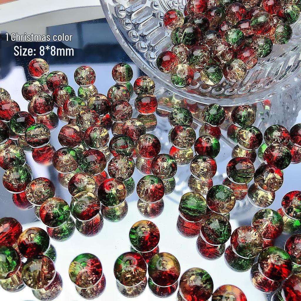 Purple Lampwork Glass Beads: Imitation Jade Fragments for DIY Jewelry Making