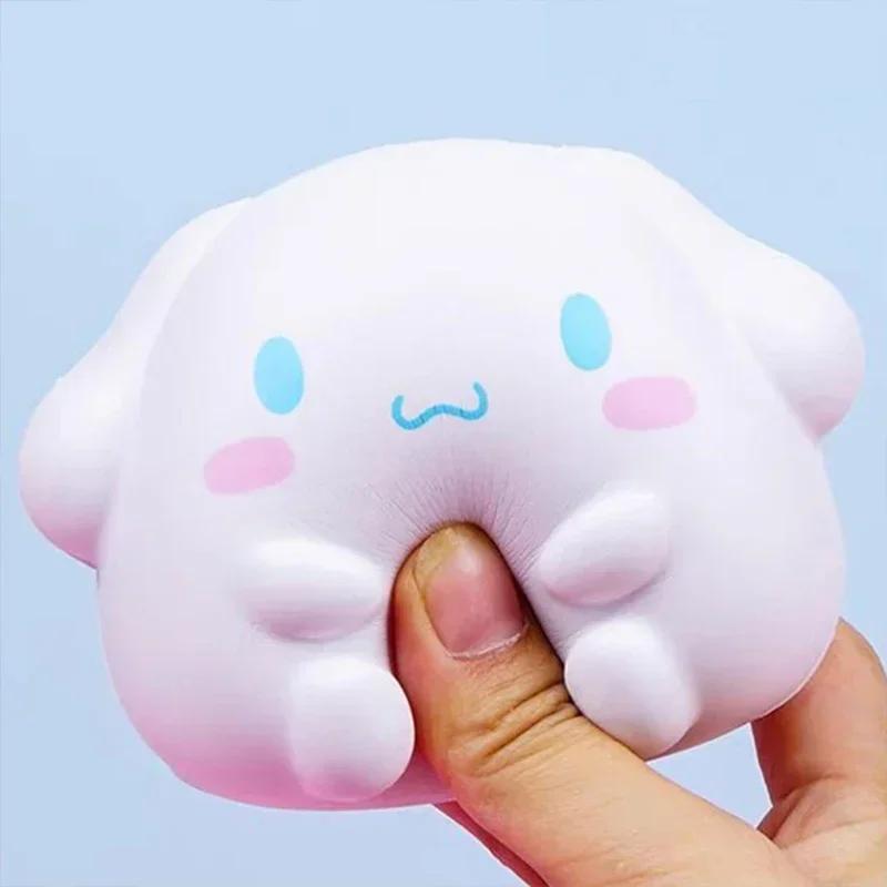 

HelloKitty kuromi Melody Squishy Plaything Adorable KT Squeeze Sphere Handheld Plaything Plush Relief Squeeze Sphere Relaxing Present Party Favor