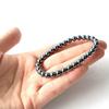 [GOLD STONE] Terahertz Ore Bracelet, 6mm, High Purity, Power Stone, Includes Exclusive Box, Inner Diameter: Approx. 15cm