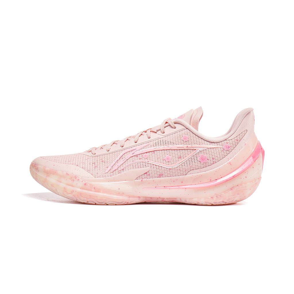 New LiNing Blade 5 V2 Cushioning, Slip Resistant, And Breathable Low Top Basketball Shoes Men's Pink ABAV061-1