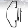 3pcs Carbon     Car Steering Wheel Frame Cover Trim Fit for     10th 16-18