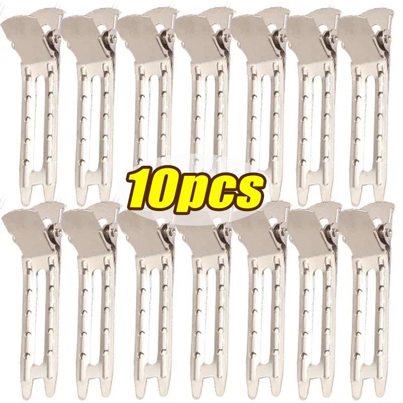 10/30pcs Double Prong No Crease Hair Clips Korean No Crease Design Fluffy Partitioning Bangs Fixer Styling Tool Unisex