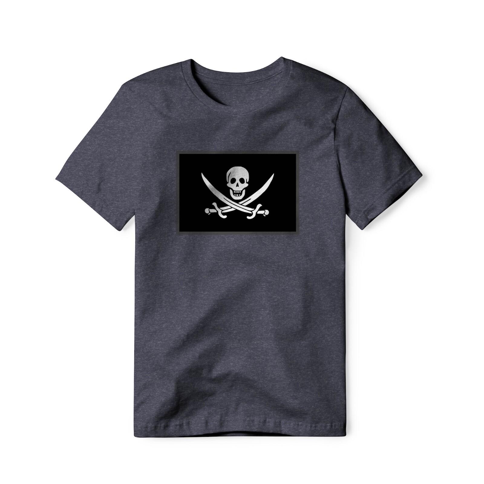 Jolly Roger Pirate Flag (Swords), Cotton/Poly Blend Tee S разноцветный