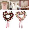 Heart Wreath Valentine Heart Wreath Photography Props Party Supplies Front Door Hanging Wreath Valentine Wreath for Farmhouse