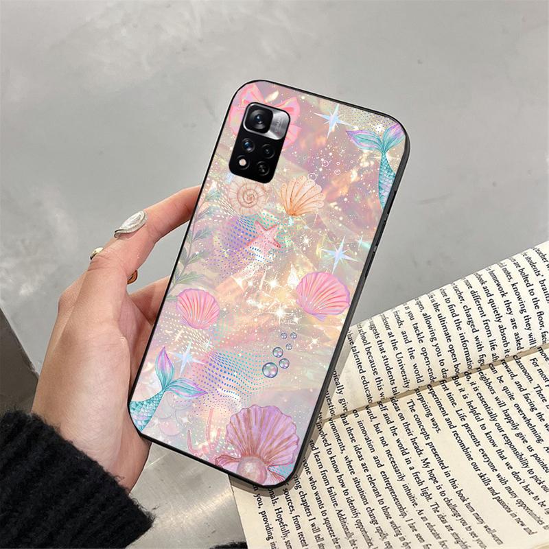Phone Case For Xiaomi Poco C71 15T 14T Pro Redmi note 15 14 14 13 Pro Redmi A5 15C 13C Shell pearl
