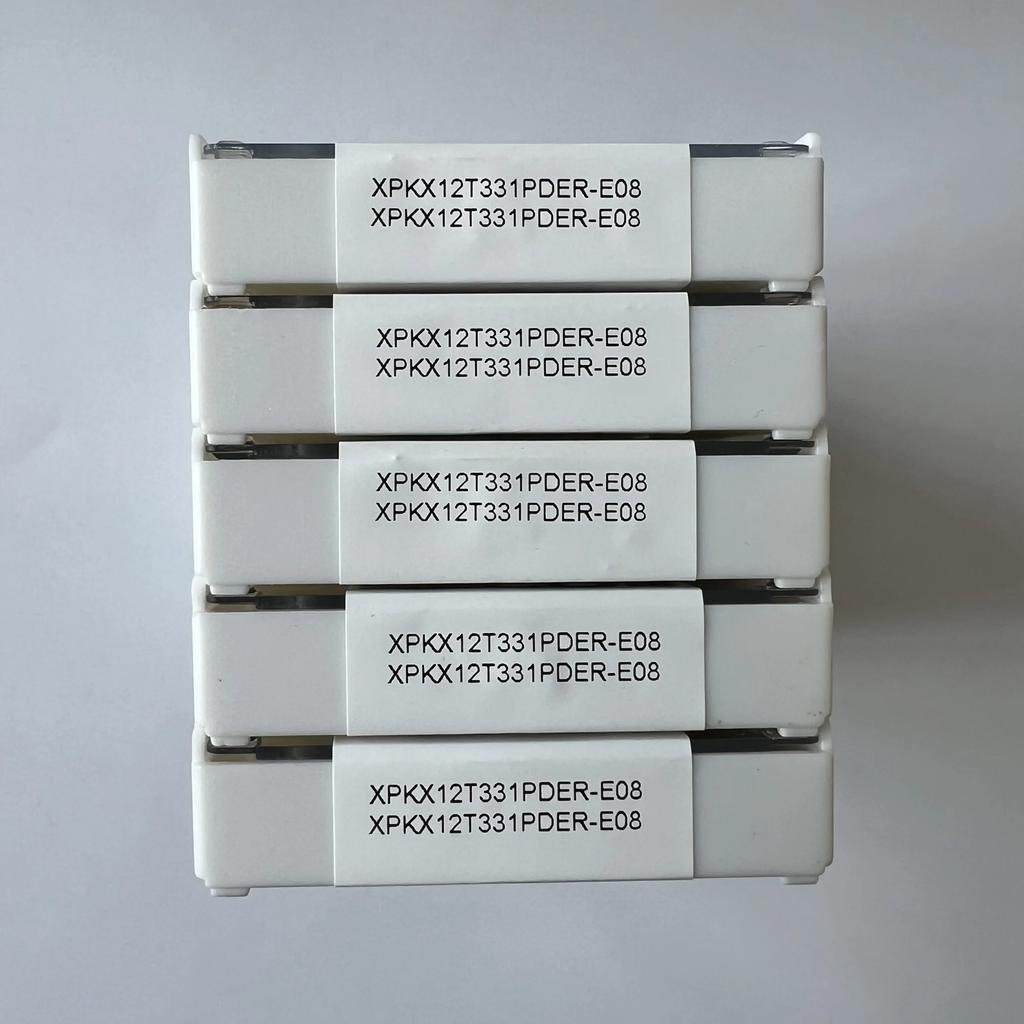 XPKX12T331PDER-E08, H25 / Industrial indexable Carbide Inserts 10 Pcs