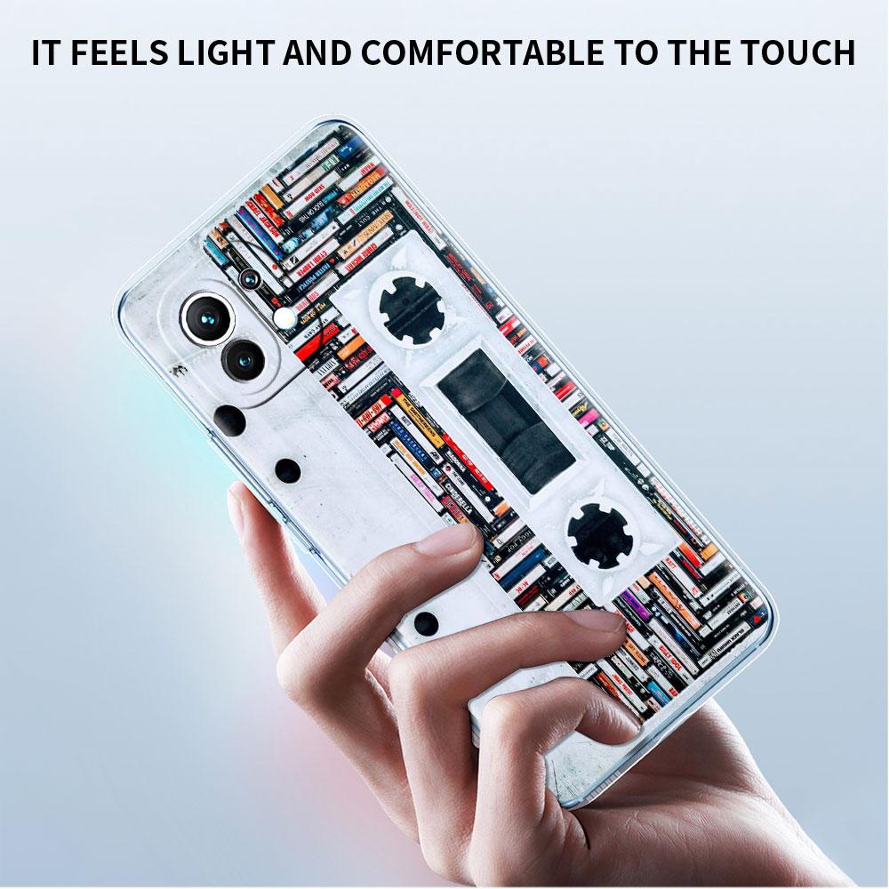 Vintage Cassette Tape Retro Style Clear Case For Xiaomi Mi Poco X3 NFC M3 Pro F3 F1 11 Lite 12 Note 10 11T 9T Phone Cover
