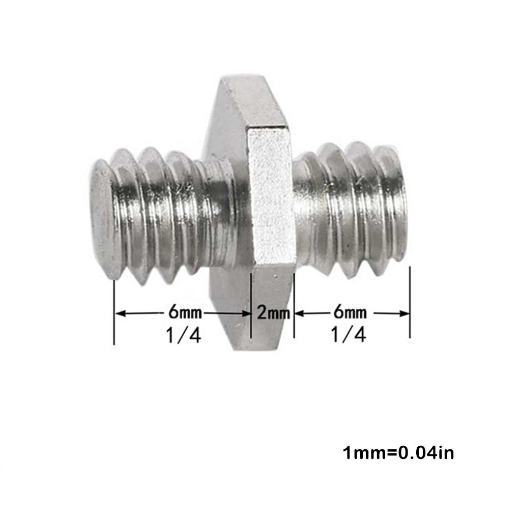Screw Camera Adapter Tripod Accessories 1/4 Suitable Release Photography Stand Threaded Mounting Convenient Tool