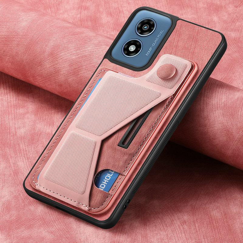 Portacarte in Pelle Capa per Motorola Moto G56 G85 G55 G45 G05 E15 S50 Edge 60 Fusion Edge50 Pro 50 Neo 5G Bumper Cover Posteriore