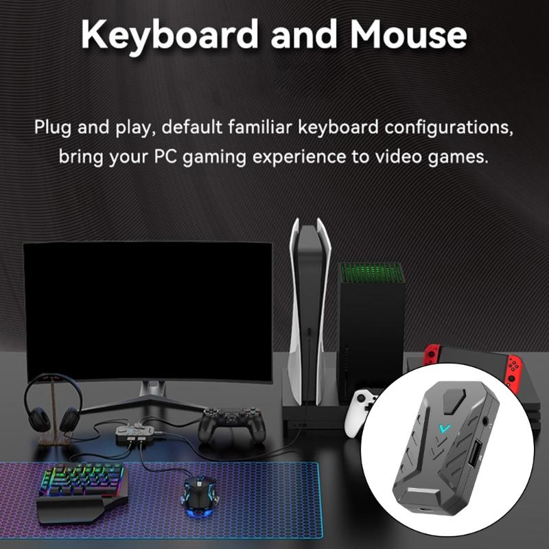 Mouse Adapter Gamepad Mobile Controller Gaming Keyboard Mouse Converter for Mobile Game Adapter