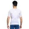 Men's Slimming Body Shaper: Tummy Control Waist Trainer, Invisible Chest Binder, Short Sleeve, Lightweight Summer.