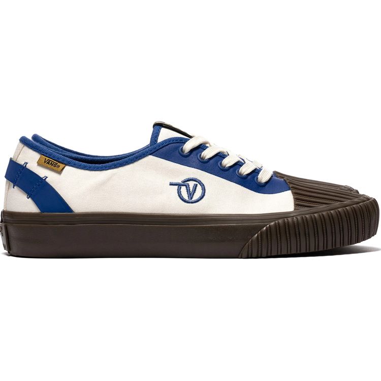 Vans Taka Hayashi X  Authentic Vault One-Piece Lx Collaboration Low-Top Skate Shoes Unisex Sneakers Blue White VN0A45K8TX3