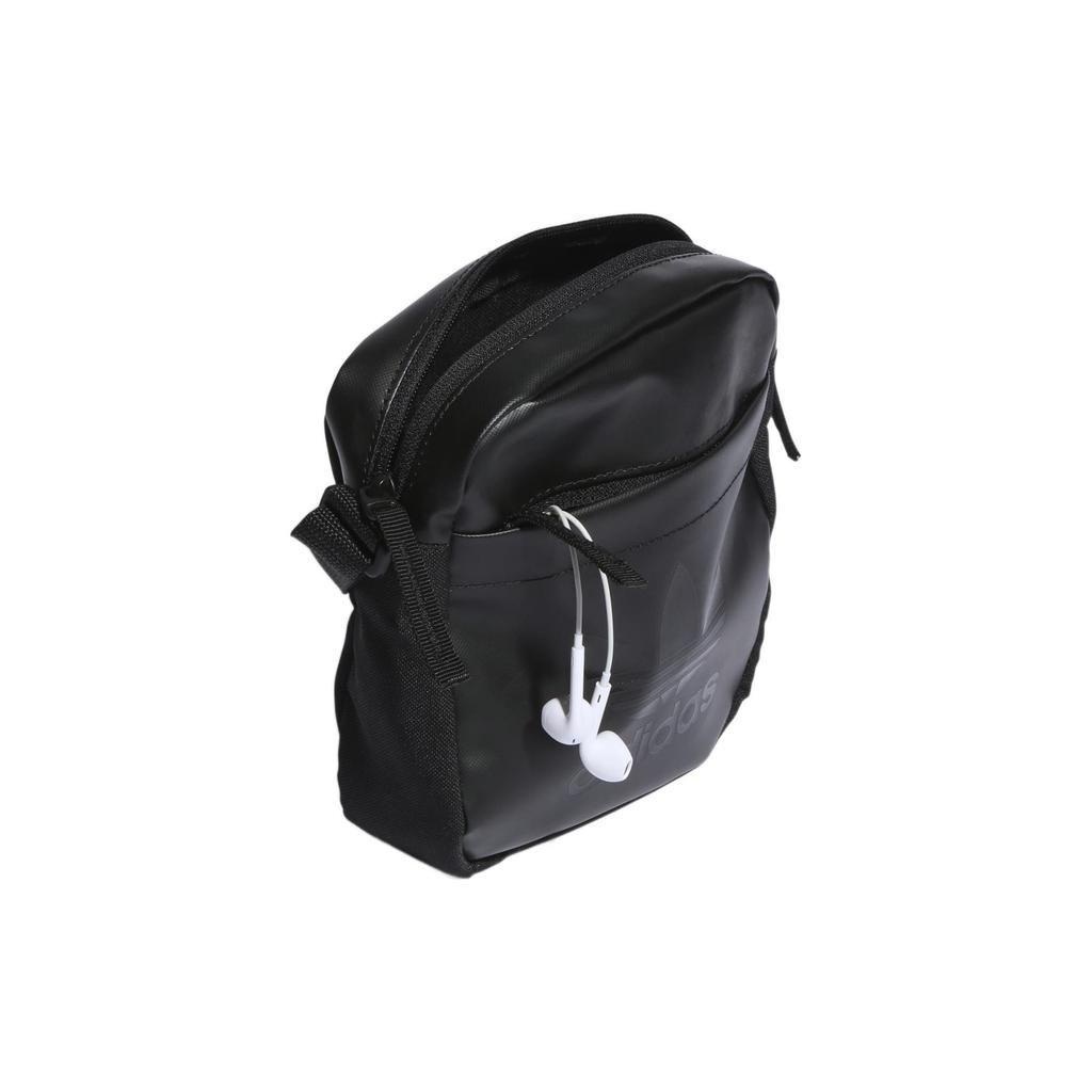 New Adidas Originals Polyester Shoulder Bag, Crossbody Bag Regular Unisex Black IB9314