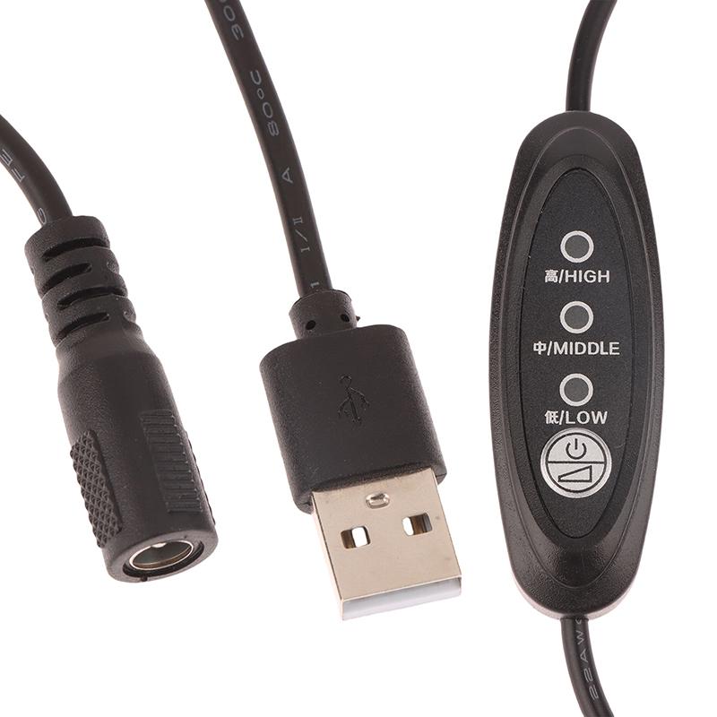 1 Piece Electronic 3 Speed Adjustable Regulator Switches Dc/Usb 5V Speed Controller Switches For Fan Blowers Speed Control