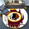 Redskins Football Club Design Round Rug for Livingroom,Bedroom, Palyroom, Chair Rug, Area rug, Circle Carpet, Large Size Fan Christmas gift