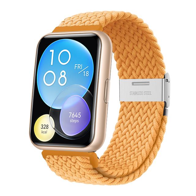 Nylon Band for HUAWEI Watch Fit 2 Strap Watchband Accessories Braided Solo Loop Correa Bracelet for HUAWEI Watch Fit2 New Band