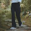 CHALLENGER Women'S Wool-Like Cargo Pocket Wide Pants Black