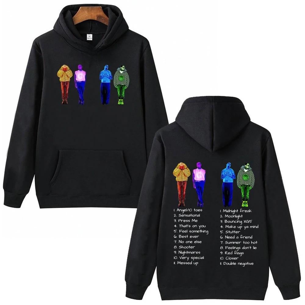 New Chris Brown Rap Hip Hop Hoodies for Men and Women In Autumn Harajuku Hoodies for Street