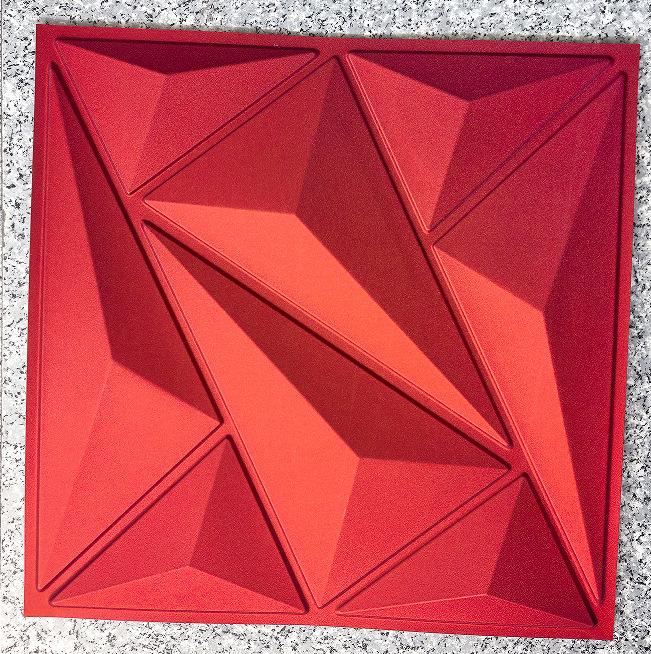 3D Embossed PVC Wall Panels for Hotel, Bedroom & TV Background Décor