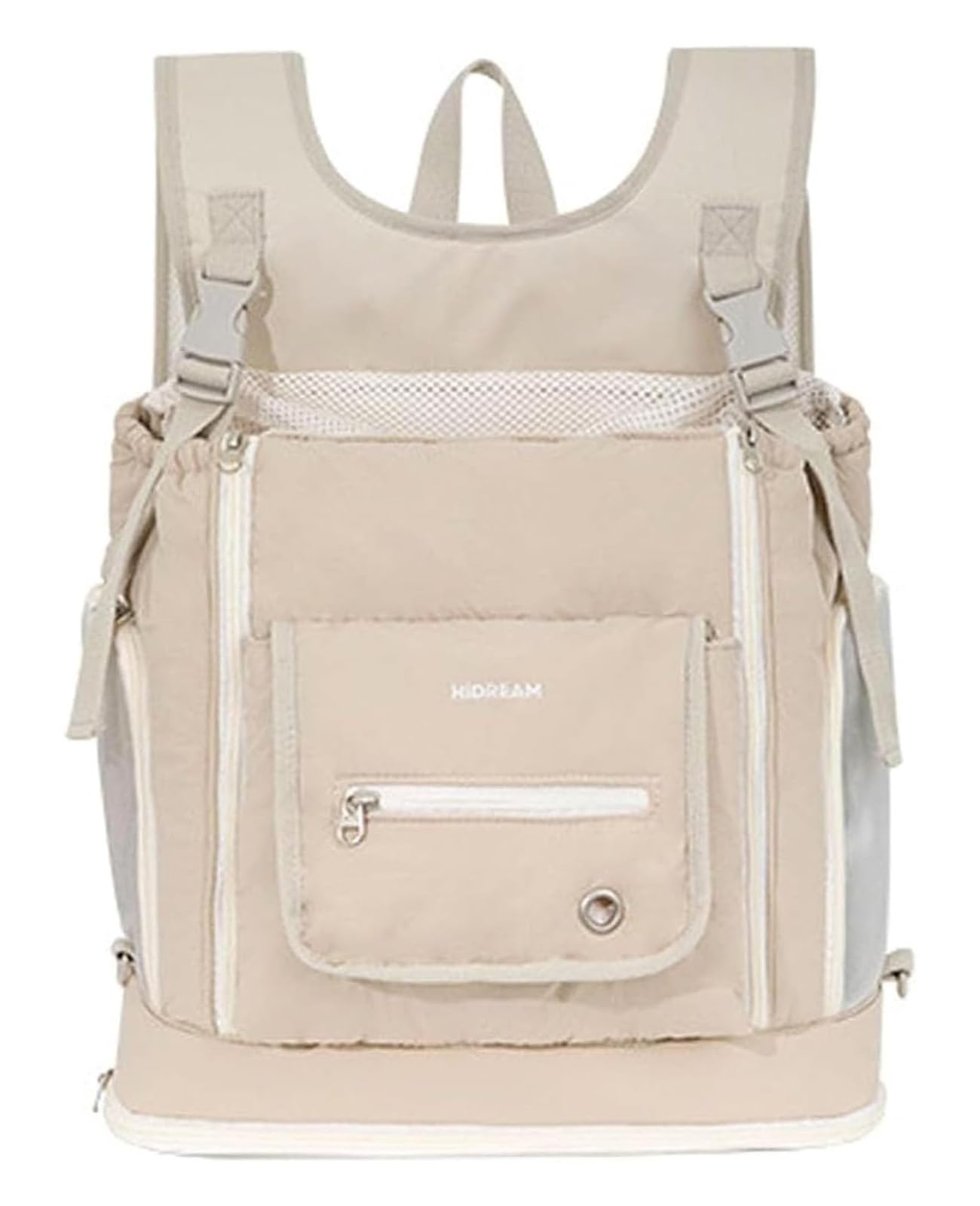 

RUUVIJP Pet Dog Soft Pet Carrier with Breathable Mesh Strap for Small Dogs and Large Adjustable Shoulder Bag for Hospital and Outings Carrier, бежевий