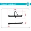 FOR CFMOTO Side Stand Assy 450SR 450SRS CF400-6 SR450 450SRS CF400-9 Kickstand Motorcycle Accessories Original Parts