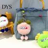 Keys Decorative Pendant Cartoon Plush Ball Keychain, Fluffy Pompom Keychain with Metal Clasp, Backpacks Handbags for Men Women Bag Accessory