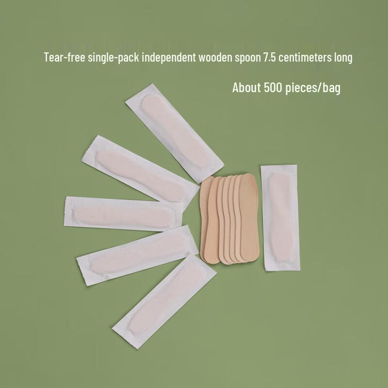 Shixun Disposable Wooden Ice Cream Spoons