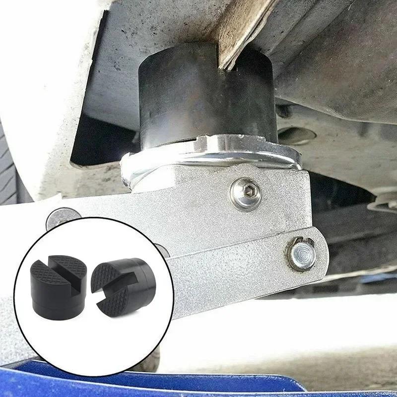 1 pcFloor Schlitz Auto Gummi Jack Pad Rahmen Protector Adapter Jacking Disk Pad Werkzeug für Pinch Weld Seite Heben Disk Auto Jack Pad