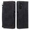 For Samsung Galaxy S25 FE Case RFID Blocking Wallet Stand Leather Phone Cover with Wrist Strap