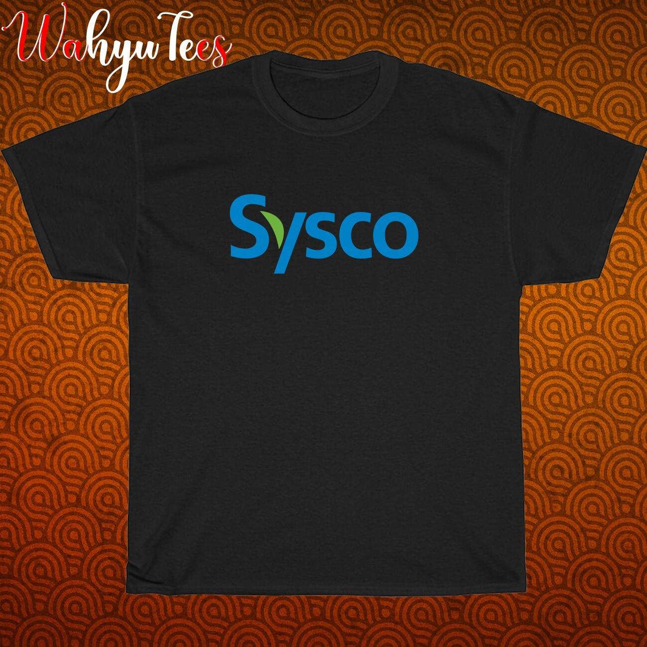 New SYSCO Corporation Food Logo Black/Grey/Navy/White Size S-5XL Unisex T-Shirt XXL