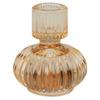 Decorative Glass Candlestick Yellow
