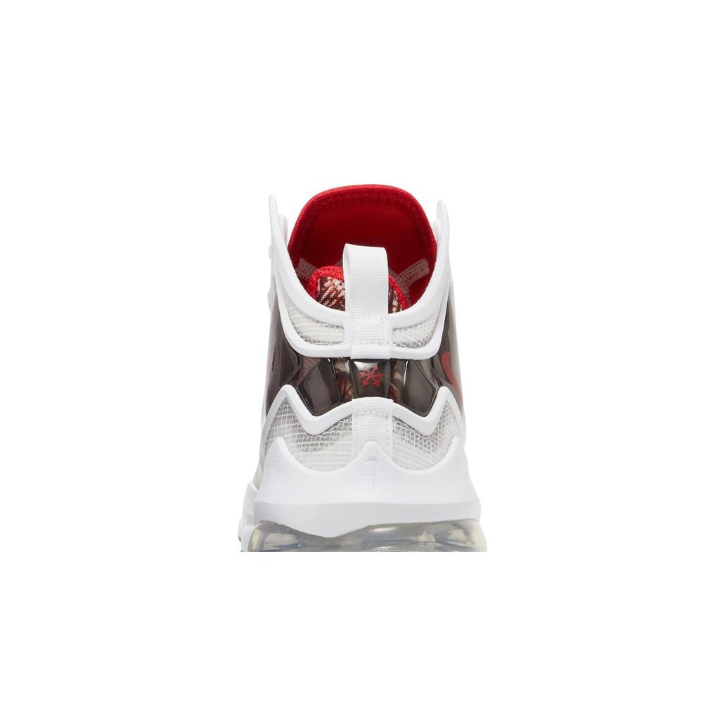 Nike LeBron 19 Grade School 'Sketch' (Unisex) White / Black / University Red Kids' Basketball Shoes DD0418 101