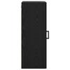 Wall Mounted Cabinet Black Oak Effect 34.5 X 34 X 90 Cm