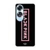Case for Oppo A60 Blackpink VIP Tickets Blackpink Logo Black Front